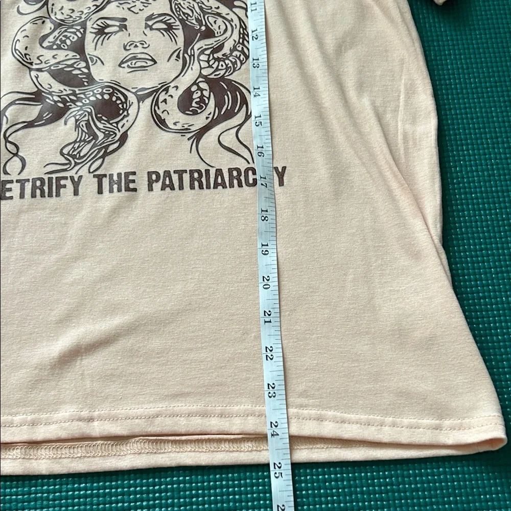 Medusa/feminist graphic tee